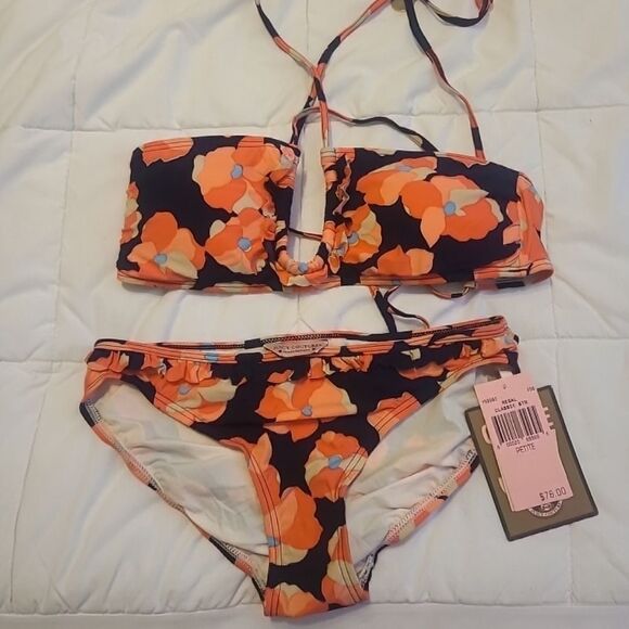 Juicy Couture NWT Floral bikini SP - Picture 2 of 9